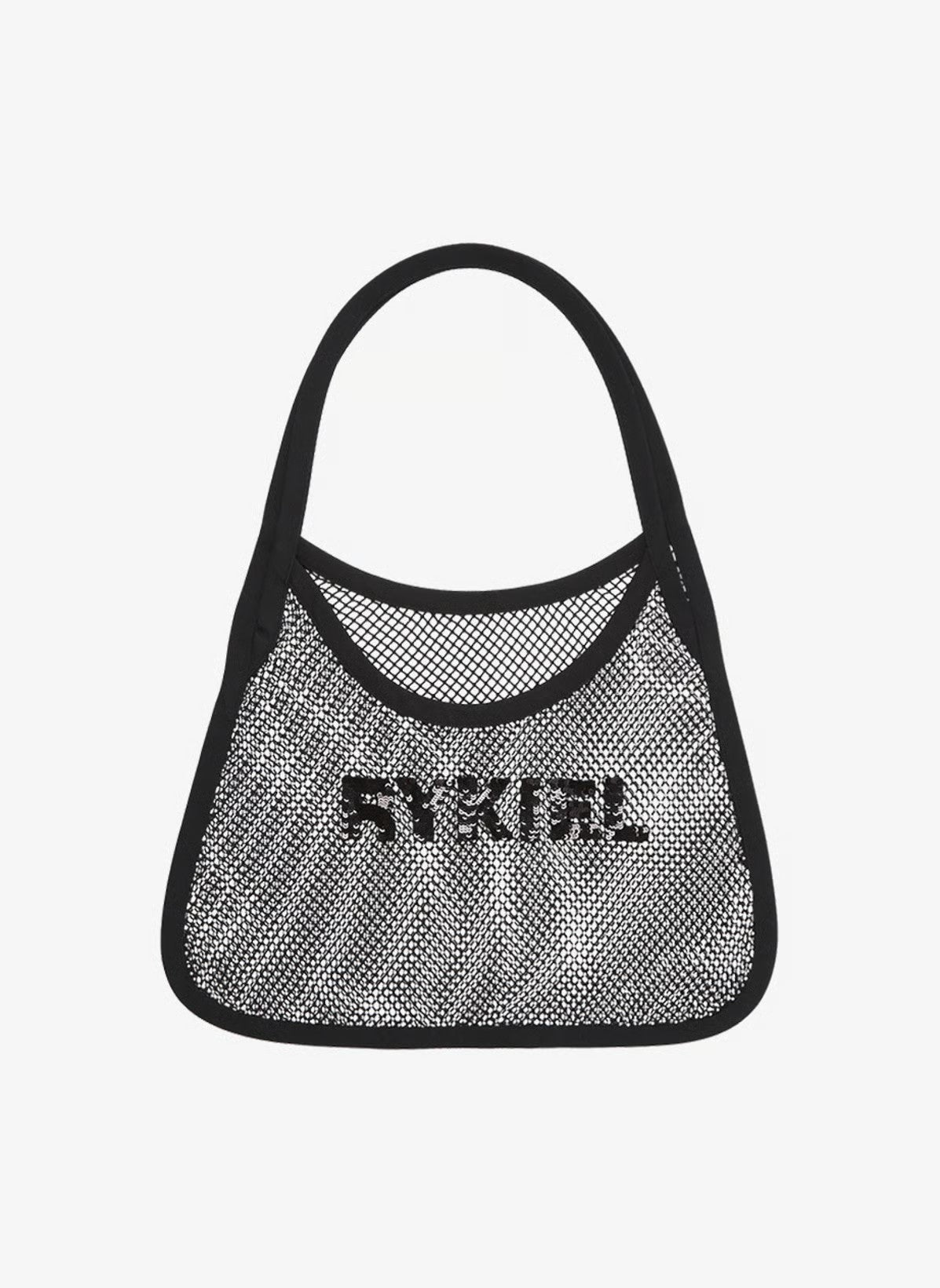 Sonia Rykiel Rhinestoned Mesh Shoulder Bag