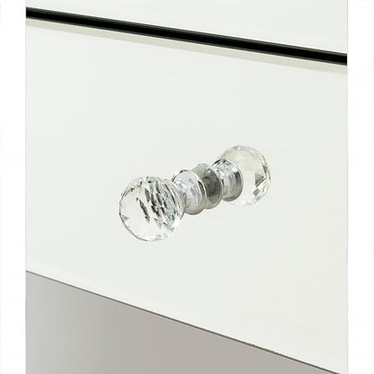 Mirrored chest 4 drawers furniture