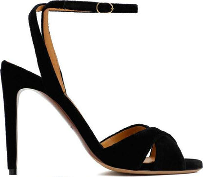 Ralph Lauren Black Velvet Heels